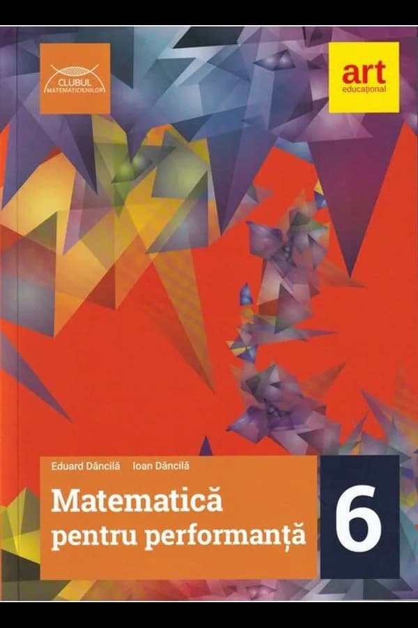 Coperta cărții Matematică pentru performanță. Clasa a VI-a