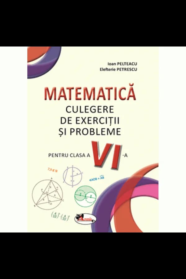 Coperta cărții Matematica. Culegere de exercitii si probleme pentru clasa a VI-a