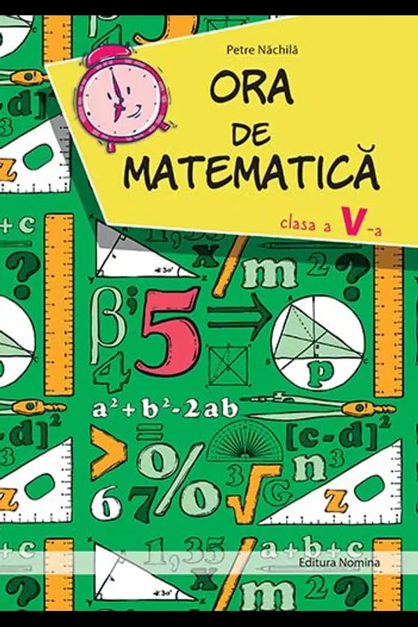 Coperta cărții Ora de matematică. Clasa a V-a