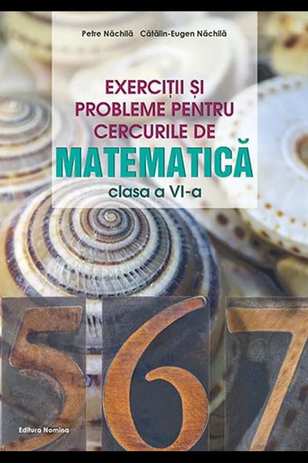 Coperta cărții Exerciții și probleme pentru cercurile de matematică. Clasa a VI-a