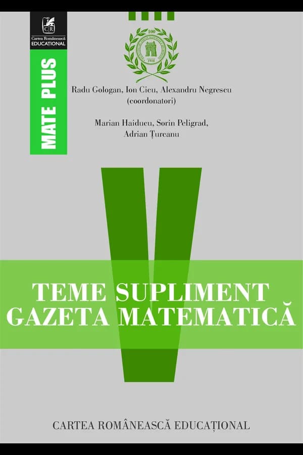 Coperta cărții Teme supliment Gazeta Matematică. Clasa a V-a