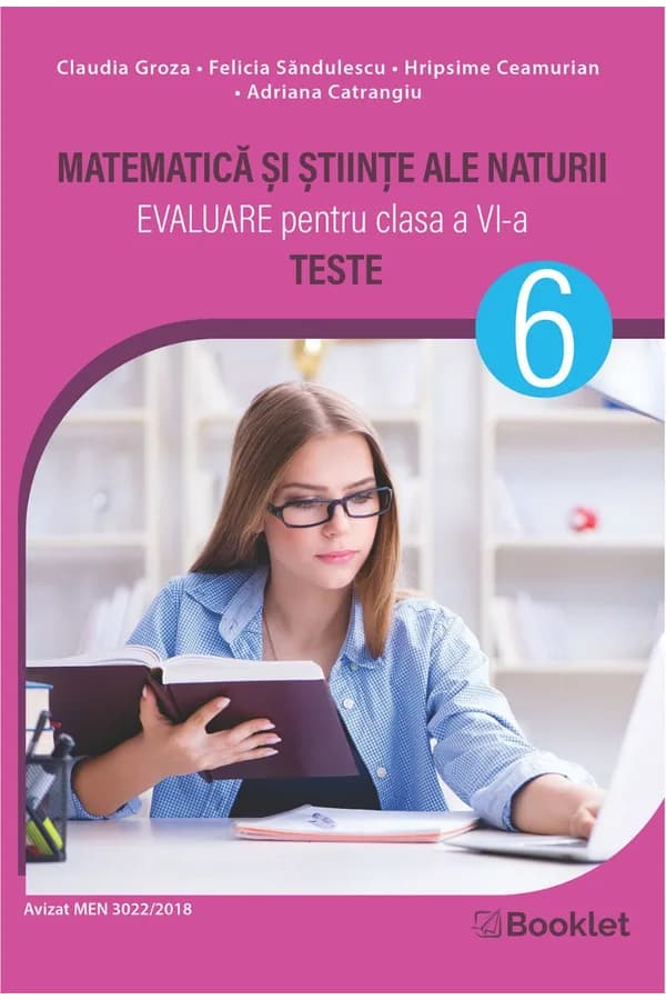Coperta cărții Evaluare națională pentru clasa a VI-a. Matematică și Științe ale naturii - Teste