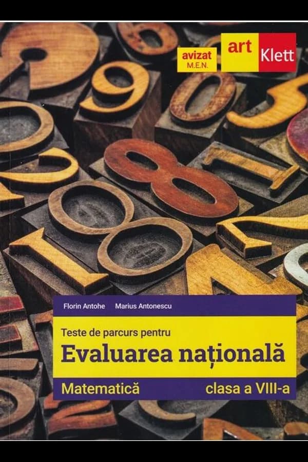 Coperta cărții Evaluarea națională. Matematică. Clasa a VIII-a. Teste de parcurs