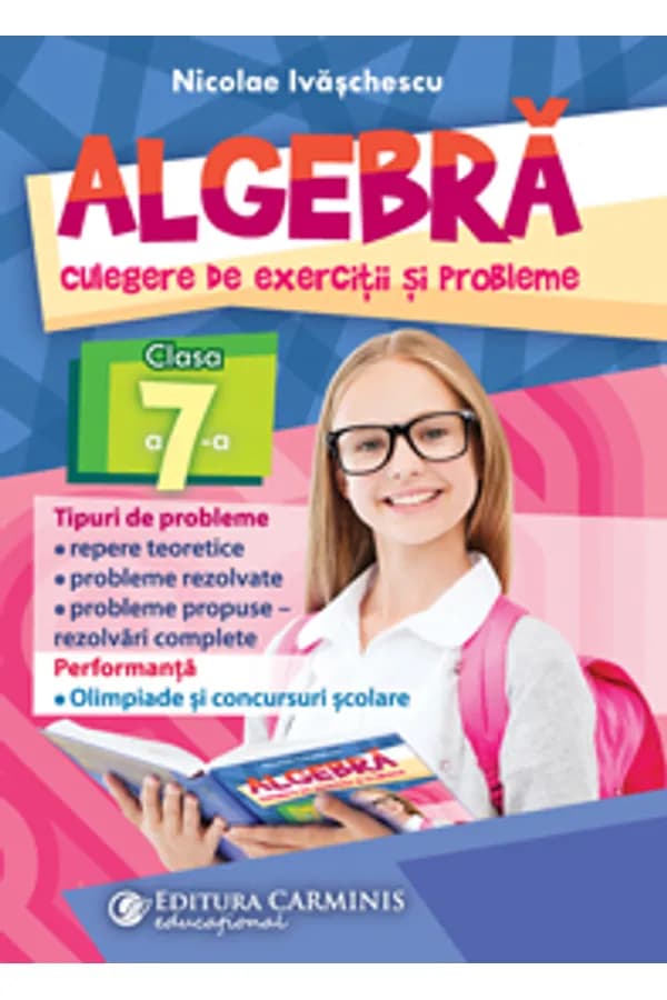 Coperta cărții Algebră. Culegere de exerciții și probleme. Clasa a VII-a